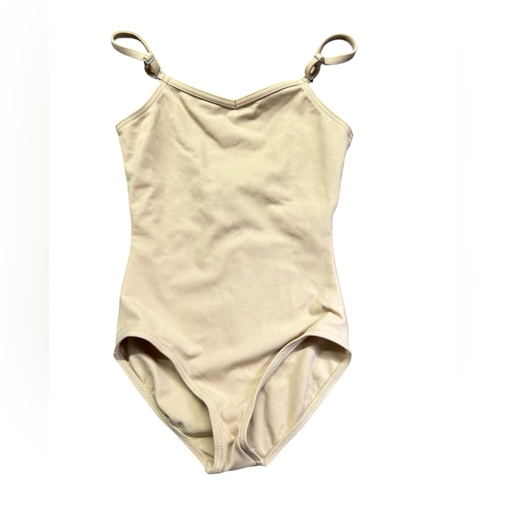 CAPEZIO girls cami ballet leotard bodysuit adjustable straps ballet TB1420C NWT
